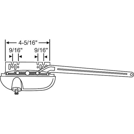 Strybuc Casement Operator Blue White 36-486LHBEW